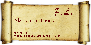 Péczeli Laura névjegykártya