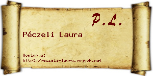 Péczeli Laura névjegykártya